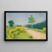La Route de Belvèze vers le Relais - Achille Laugé — ingelijst kunstwerk aan de muur