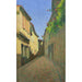 Ruelle au balcon fleuri - Achille Laugé — weergave van het kunstwerk