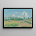 Boomgaard van de kunstenaar - Achille Laugé — ingelijst kunstwerk aan de muur