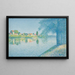 van Vue des quais de la Garonne - Achille Laugé — ingelijst kunstwerk aan de muur