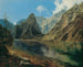 van het Königsee meer met de Watzmann - Adalbert Stifter — weergave van het kunstwerk