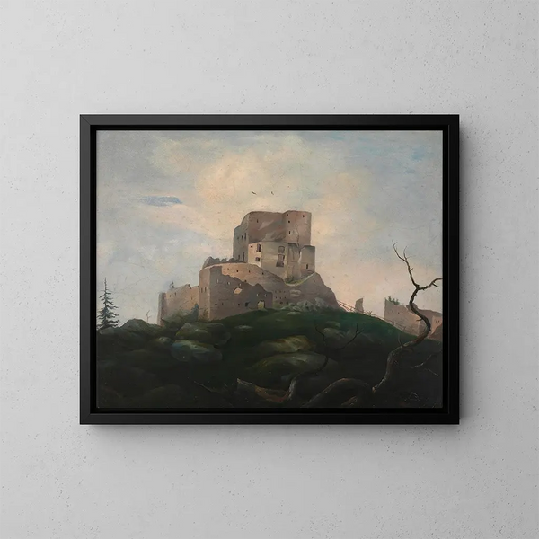 La ruine de Wittinghausen - Adalbert Stifter — framed artwork on a wall