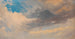 Studie van wolken boven Kirchschlag - Adalbert Stifter — weergave van het kunstwerk