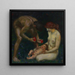 Adam en Eva, De Familie - Franz von Stuck — ingelijst kunstwerk aan de muur