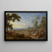 Een cavalerielading - Adam François van der Meulen — ingelijst kunstwerk aan de muur