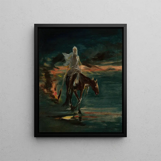 Adam Chmielowski - Death central section of the triptych Disaster sketch.webp