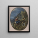 De vlucht naar Egypte - Adam Elsheimer — ingelijst kunstwerk aan de muur