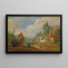 Escarmouche de cavalerie - Adam Frans van der Meulen — ingelijst kunstwerk aan de muur