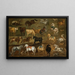 Studie van paarden, koeien en honden - Adam Frans van der Meulen — ingelijst kunstwerk aan de muur