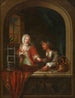 Genre scène - Adam Johann Braun — weergave van het kunstwerk