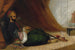 Een Turk die een tchibouk rookt - Adelaide Claxton — weergave van het kunstwerk