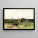 Uitzicht op Enns aan de Donau - Adolf Ditscheiner — ingelijst kunstwerk aan de muur