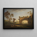 Landschap met ruïnes van de aquaduct - Adolf Fryderyk Harper — ingelijst kunstwerk aan de muur