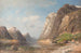 Fjord d'été - Adolf Gustav Schweitzer — weergave van het kunstwerk