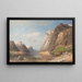 Fjord d'été - Adolf Gustav Schweitzer — ingelijst kunstwerk aan de muur