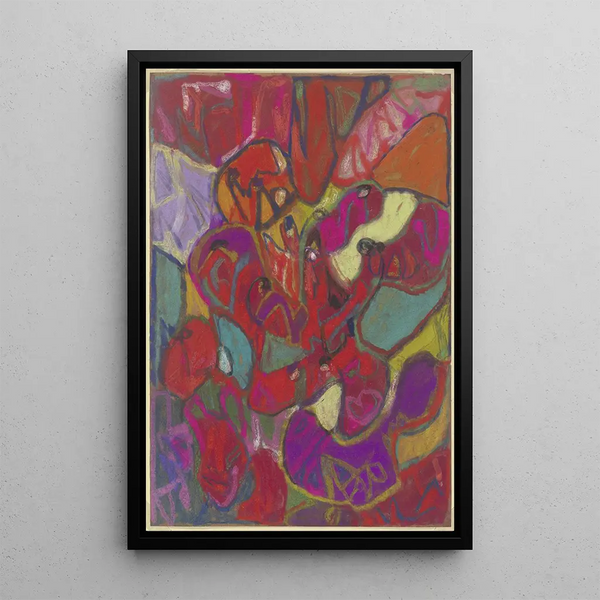 Reproduction of the painting Abstract Composition - Adolf Hölzel