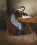 The love letter - Adolf Hölzel — artwork view