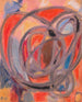 compositie van ronde en ovale vormen - Adolf Hölzel — weergave van het kunstwerk