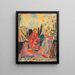 Religious motif painting - Adolf Hölzel — framed artwork on a wall
