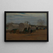 Op de herfstmarkt van Karlsruhe - Adolf Luntz — ingelijst kunstwerk aan de muur