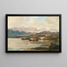 Kasteel Orth in Gmunden - Adolf Obermüllner — ingelijst kunstwerk aan de muur