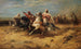 Arabische ruiters - Adolf Schreyer — weergave van het kunstwerk