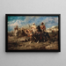 Arabes - Adolf Schreyer — framed artwork on a wall