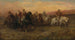 Kameelrijders - Adolf Schreyer — weergave van het kunstwerk