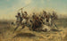 La charge (Conflictdossier) - Adolf Schreyer — weergave van het kunstwerk