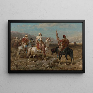Adolf Schreyer - The raid.webp