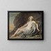 Ariane uitgebreid op de oever van Naxos - Adolf Ulrik Wertmüller — ingelijst kunstwerk aan de muur