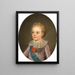 Kroonprins Le Dauphin Louis-Joseph-Xavier-François van Frankrijk 1781-1789 - Adolf Ulrik Wertmüller — ingelijst kunstwerk aan de muur