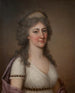 Hedvig Elisabet Charlotte 1759-1818 Koningin van Zweden - Adolf Ulrik Wertmüller — weergave van het kunstwerk
