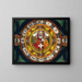 Chine schilderij - Adolf Wölfli — ingelijst kunstwerk aan de muur