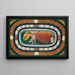 van de Dolfijnen, een reusachtige onschadelijke vogel - Adolf Wölfli — ingelijst kunstwerk aan de muur