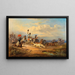Wild Race Painting - Adolf van der Venne — framed artwork on a wall