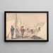 Kamp van generaal Alexander McDowell McCook bij Stevenson, Alabama, zomer 1862 - Adolph Metzner — ingelijst kunstwerk aan de muur