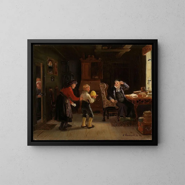 Confirmation Notice - Adolph Tidemand — framed artwork on a wall