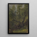 Reproductie van het schilderij Studie van het bos van Numedal - Adolph Tidemand