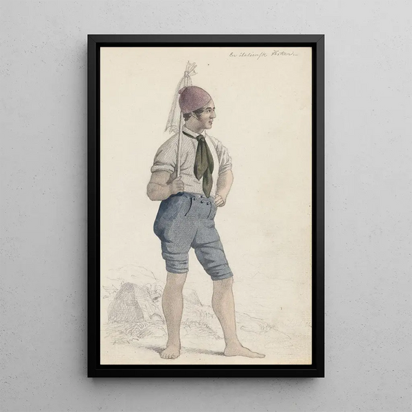 Reproductie van het schilderij Italiaanse Visser - Adolph Tidemand