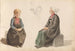 Jonge vrouw in alledaagse kleding, Voss, vrouwenhoofd, Guro Vossebakken - Adolph Tidemand — weergave van het kunstwerk