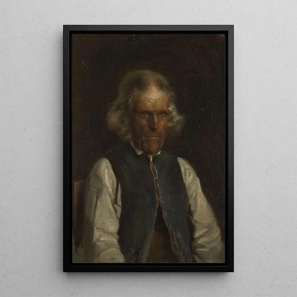 van een boerentafereel van Voss - Adolph Tidemand — ingelijst kunstwerk aan de muur