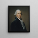 George Washington - Adolph Ulrich Wertmüller — ingelijst kunstwerk aan de muur