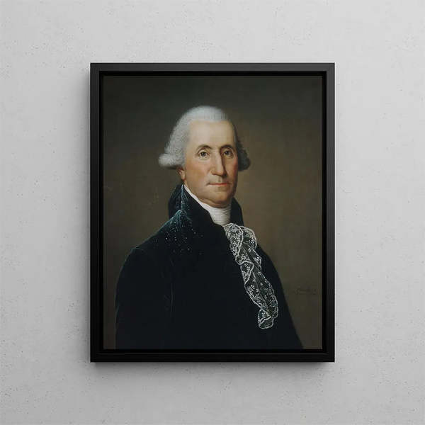 George Washington - Adolph Ulrich Wertmüller — ingelijst kunstwerk aan de muur