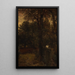 Reproductie van het schilderij Landschap - Adolph von Menzel