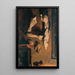 Reproductie van het schilderij Ateliermuur - Adolph von Menzel