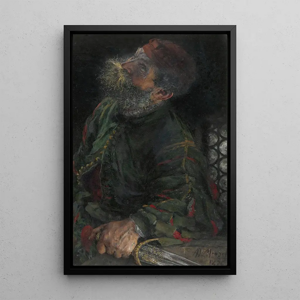 Reproduction of the painting Qui va là - Adolph von Menzel