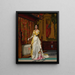 Contemplation - Adolphe Alexandre Lesrel — framed artwork on a wall
