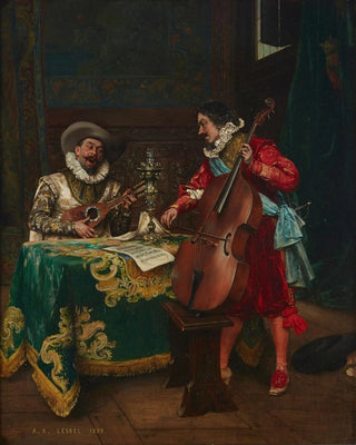 AdolpheAlexandre Lesrel - The duet.webp