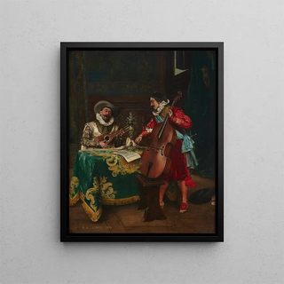 AdolpheAlexandre Lesrel - The duet.webp